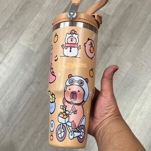 Cute Capybara Themed Tumbler